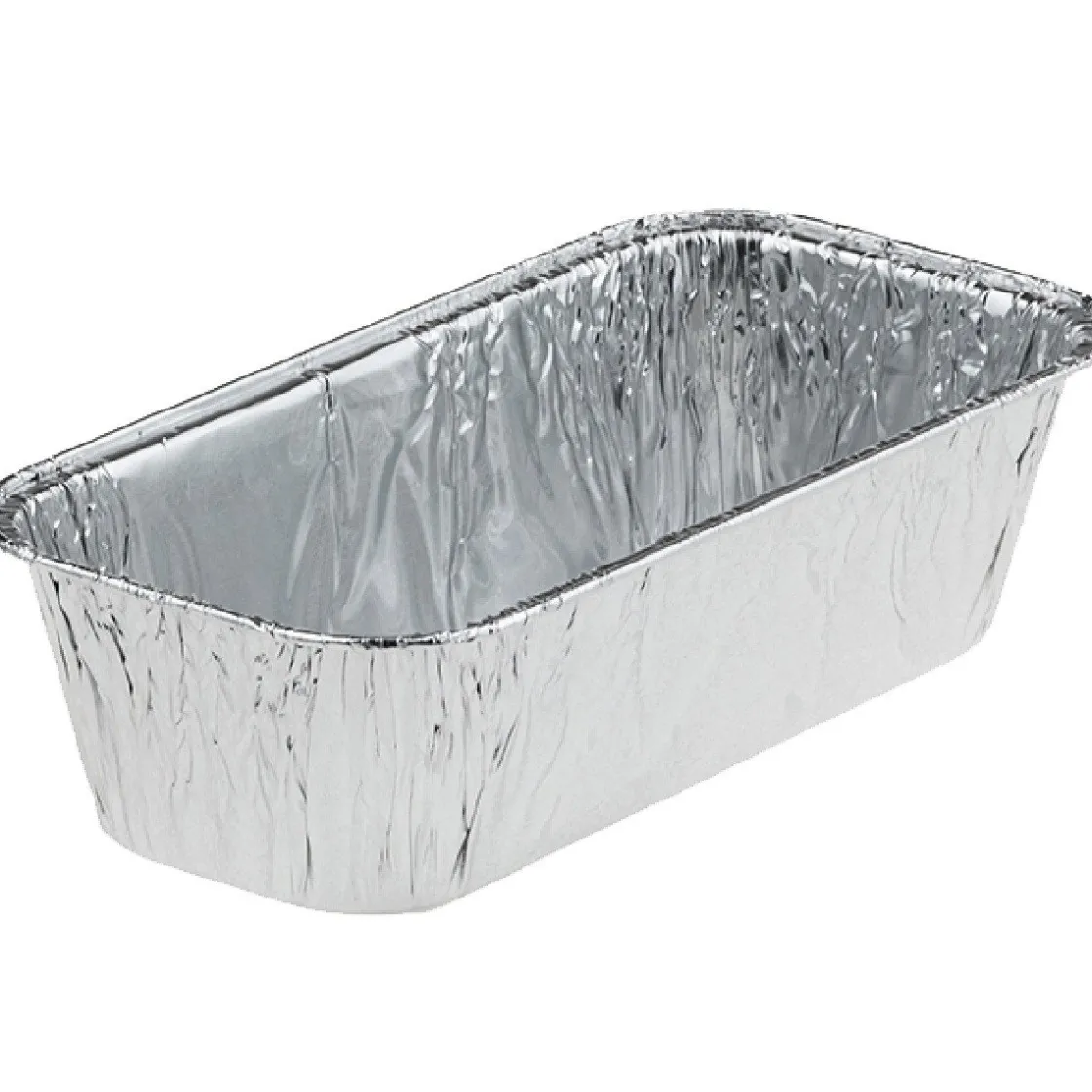 Overig Aluminium Bakvorm 17x8,2cm 100st.* Rechthoekige Bakvormen