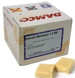 Damco Amandel Marsepein 1:2 Naturel KM (vorm/vul kw.) 10kg* Marsepein