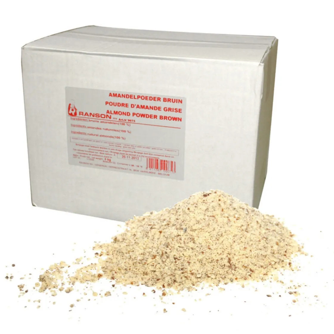 Overig Amandelpoeder Bruin 5kg* Bloem En Meel