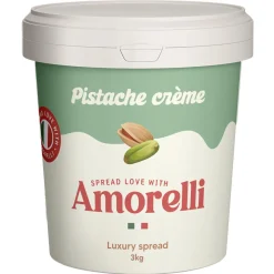 Amorelli Pistache Spread 3kg* Chocolade Vullingen|Bonbonvullingen
