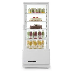 Hendi Arktic Koelvitrinekast Wit 98 Liter* Toonbankdisplays