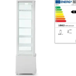 Hendi Arktic Koelvitrinekast Wit 270 Liter* Toonbankdisplays