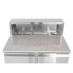 Hendi Arktic Pizzawerkbank met 2 deuren 300L* Keukenapparatuur