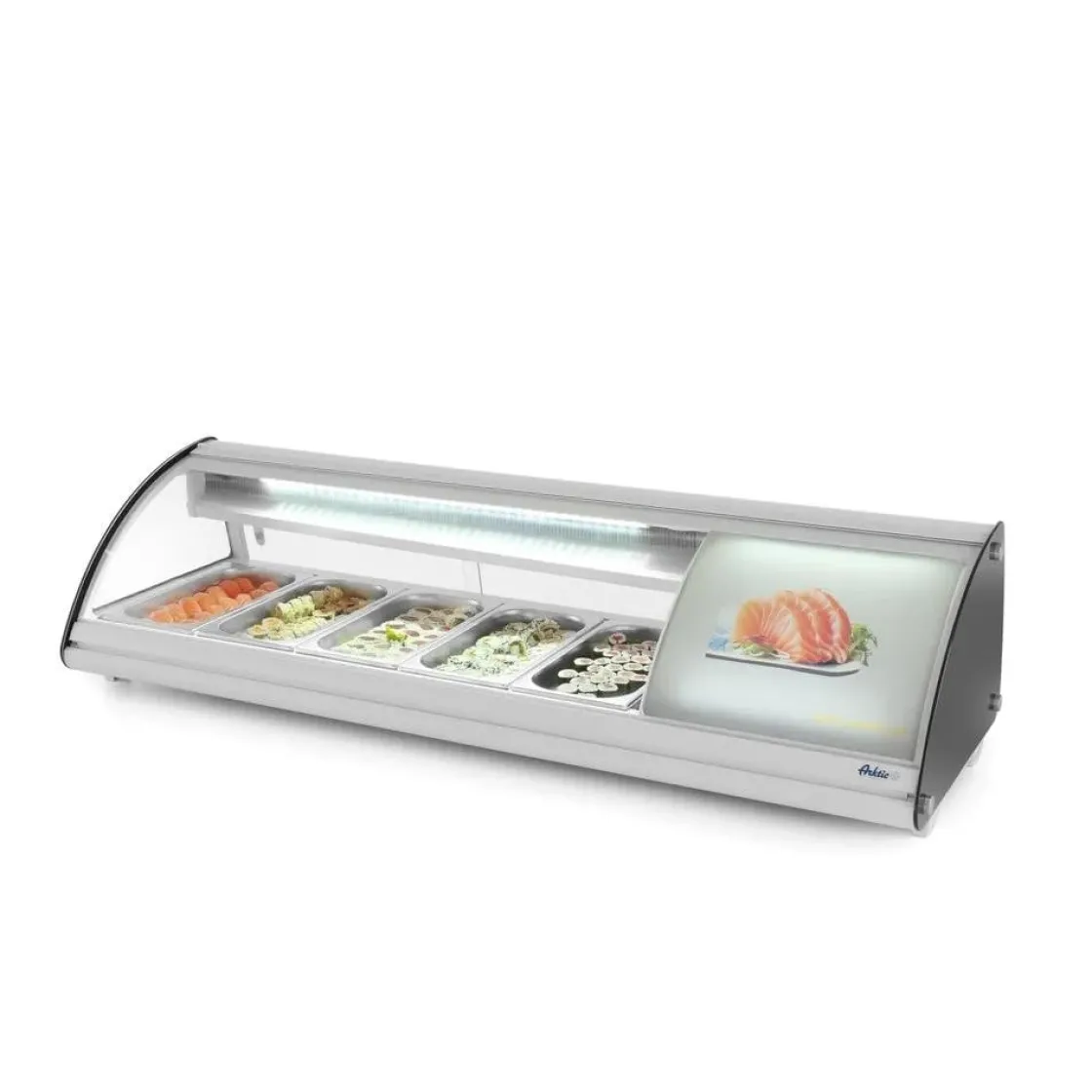 Hendi Arktic Sushi display 5x GN 1/3* Toonbankdisplays