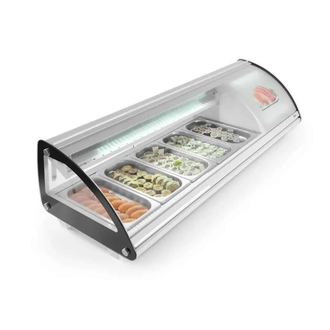 Hendi Arktic Sushi display 5x GN 1/3* Toonbankdisplays
