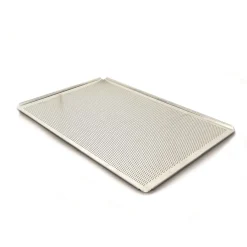 Overig Bakplaat Aluminium Geperforeerd 60x40cm (open hoeken 45°)* Rechthoekige Bakvormen