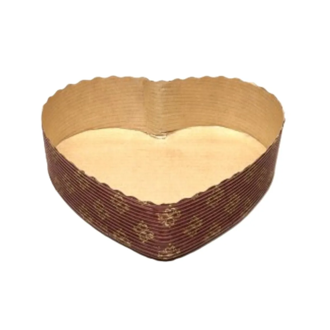 Overig Bakvorm Karton Hart 13,3x13x3,5cm (per stuk)* Bakvormen Papier