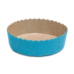 Overig Bakvorm Karton Rond Ø10x3cm Blauw (per stuk)* Bakvormen Papier
