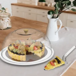 Biesse Stolp met Plateau en Taartschep Ø34x16cm* Taartplateaus