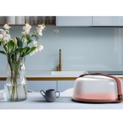 Biesse Transportdoos Taart Rood Ø30x10cm* Taart Transportdozen|Taartdozen