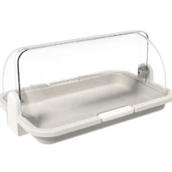 Biesse Vitrine Klein Grijs 30x21x14cm* Voorraadpotten En Bewaardozen