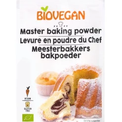 BioVegan Bakpoeder Biologisch 51g (3x17g)* Hulpstoffen