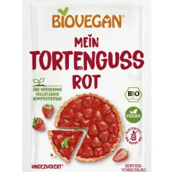 BioVegan Taartgelei Rood Biologisch 2x7g* Afdekgelei