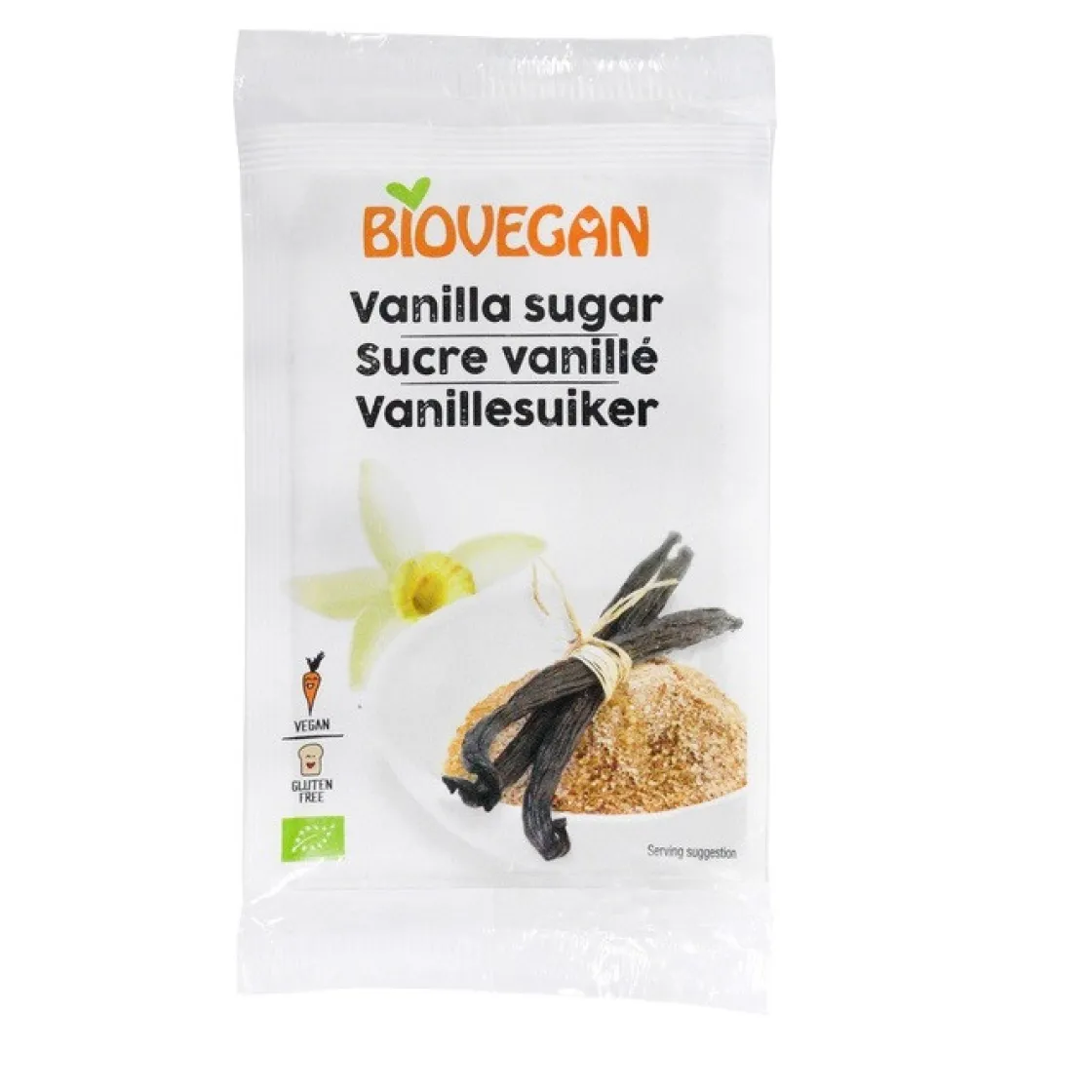 BioVegan Vanillesuiker Biologisch 32g (4x8g)* Suiker En Zout