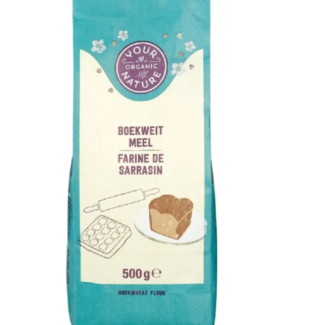 Your Organic Nature Boekweitmeel Biologisch 500g* Bloem En Meel