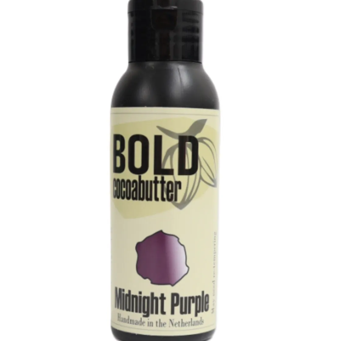 Bold Cacaoboter Gekleurd Midnight Purple Glitter 80g* Chocolade Kleurstoffen|Chocolade Kleurstoffen