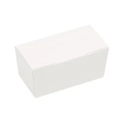 BrandNewCake Bonbondoosje Wit Glans -2 bonbons- 3 stuks*** Chocolade Verpakkingen|Bonbon Doosjes