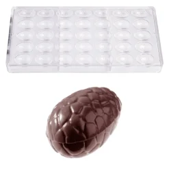 Chocolate World Bonbonvorm Ei Kroko (35x) 29x21x10mm* Bonbonvormen