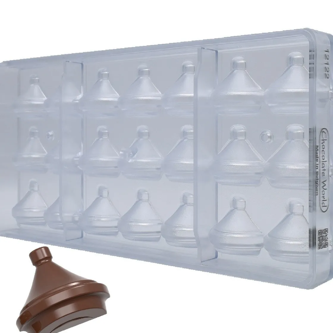 Chocolate World Bonbonvorm Tajine (21x) 33x285x165mm*** Bonbonvormen