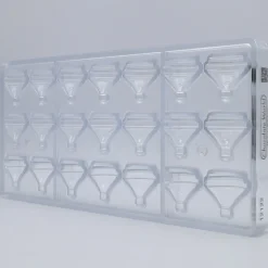 Chocolate World Bonbonvorm Tajine (21x) 33x285x165mm*** Bonbonvormen