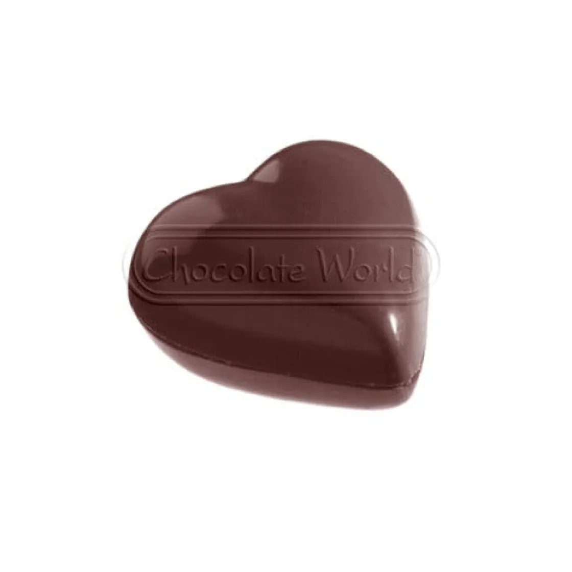 Chocolate World Bonbonvorm Hart (21x) 33x33x11 mm* Bonbonvormen