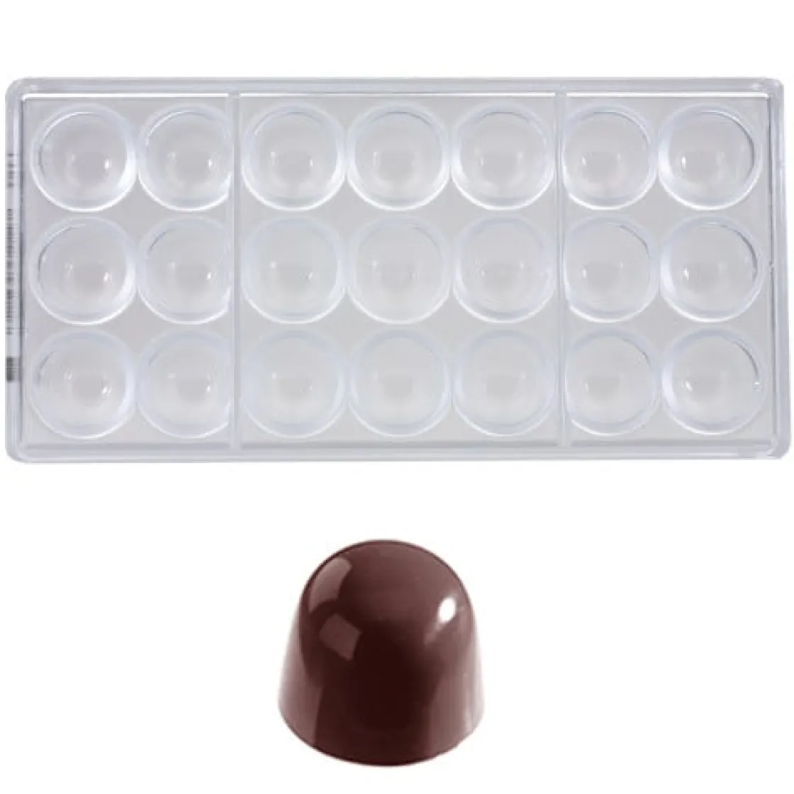 Chocolate World Bonbonvorm Kegel (21x) Ø30x25 mm* Bonbonvormen