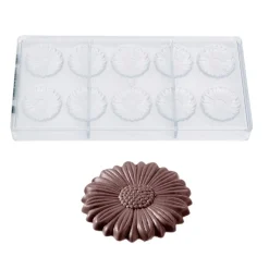 Chocolate World Bonbonvorm Zonnebloem (10x) 43x5 mm* Bonbonvormen