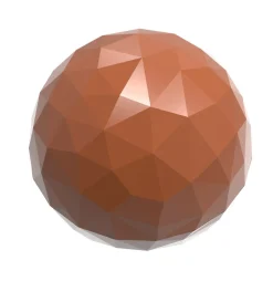 Chocolate World Bonbonvorm Bol Facet (24x) 25x12mm* Bonbonvormen