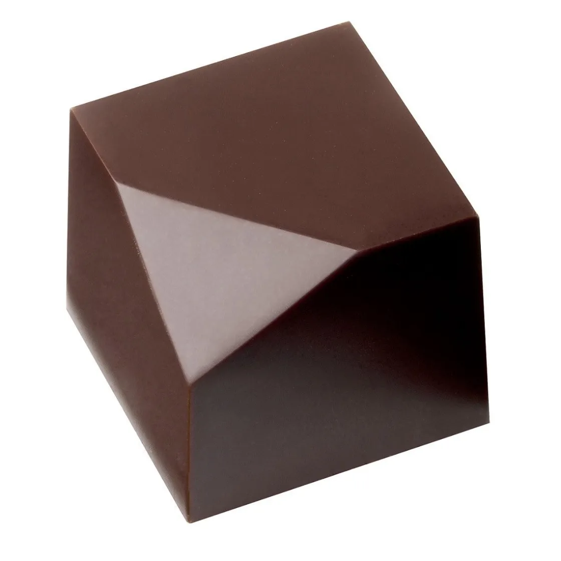 Chocolate World Bonbonvorm Kubus Forgey (24x) 23x20mm* Bonbonvormen
