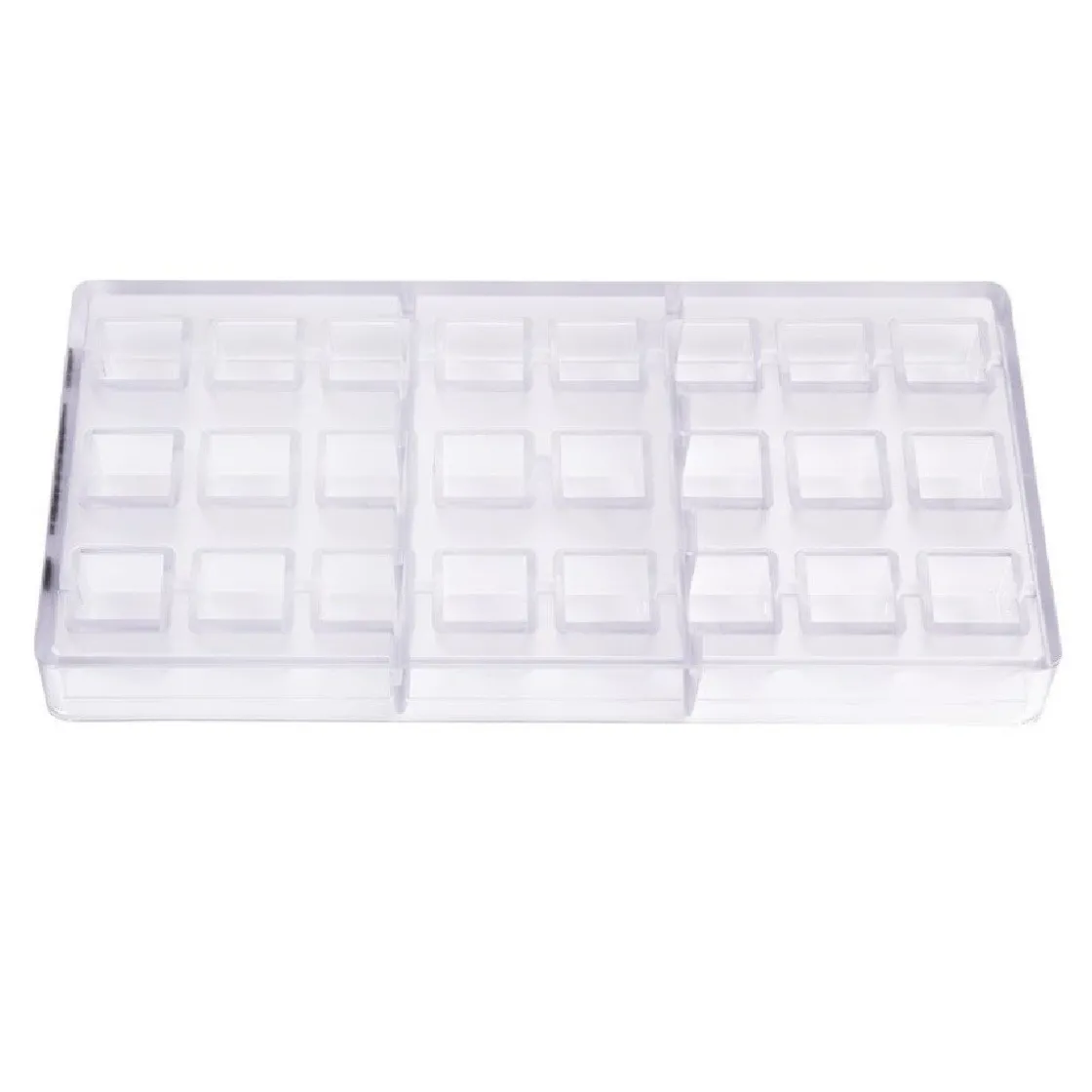 Chocolate World Bonbonvorm Kubus Forgey (24x) 23x20mm* Bonbonvormen