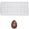 Chocolate World Bonbonvorm Glad Ei (24x) 32x22x11mm* Bonbonvormen