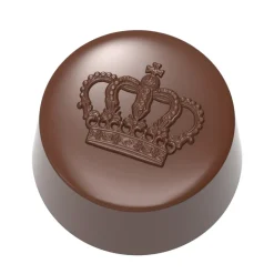 Chocolate World Bonbonvorm Praline Kroon (21x) Ø30,5x16mm* Bonbonvormen