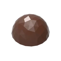 Chocolate World Bonbonvorm Halve Bol Facet (24x) Ø30x15mm* Bonbonvormen
