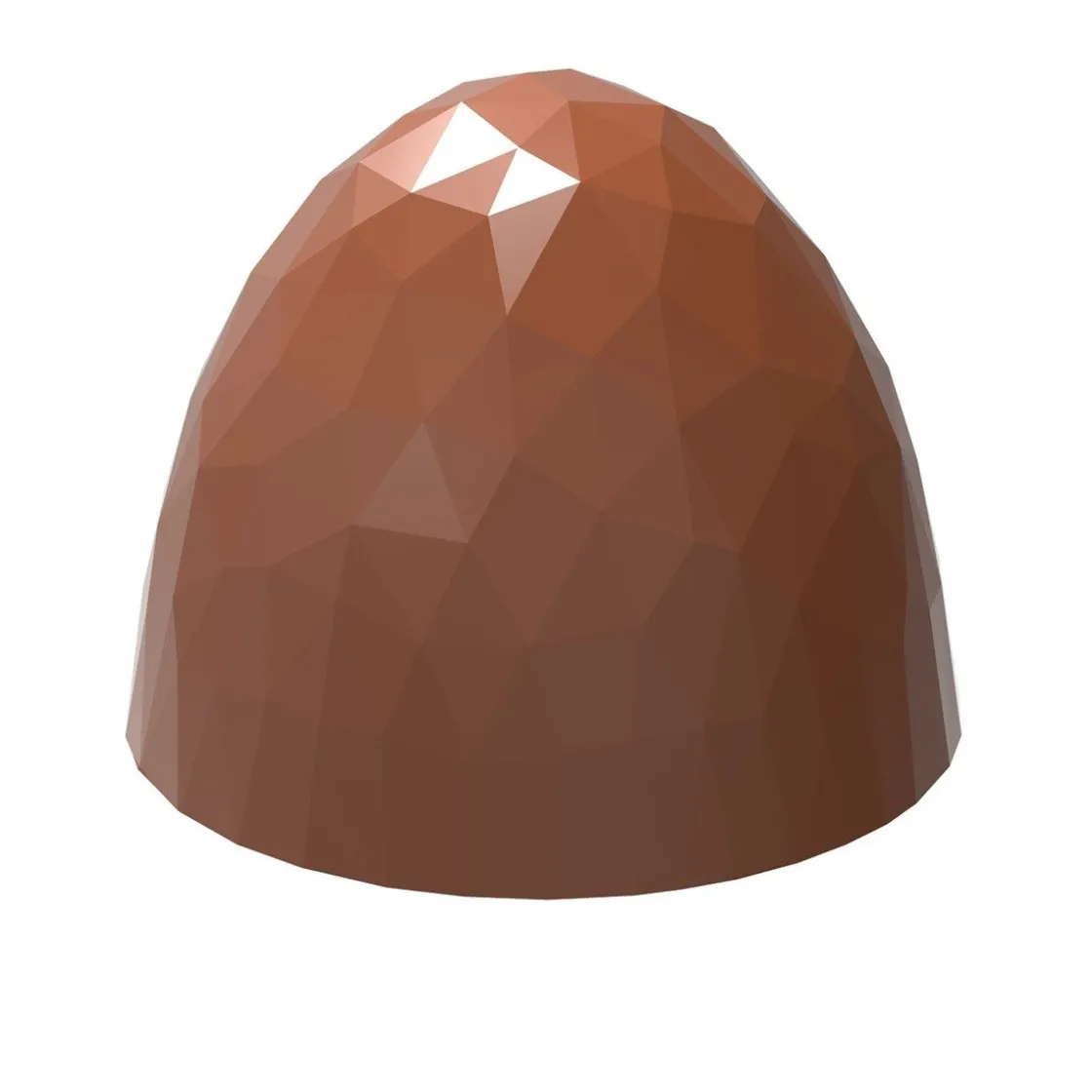 Chocolate World Bonbonvorm Kogel Facet (24x) 26x22mm* Bonbonvormen