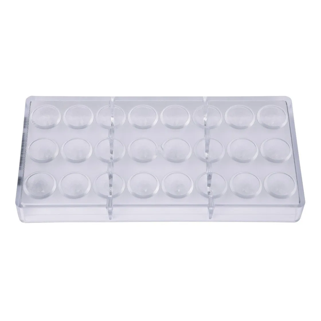 Chocolate World Bonbonvorm Kogel Facet (24x) 26x22mm* Bonbonvormen