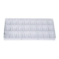 Chocolate World Bonbonvorm Buche Facet (24x) 36x20x15mm* Bonbonvormen