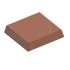 Chocolate World Bonbonvorm Vierkant (21x) 30,5x5,5mm* Bonbonvormen