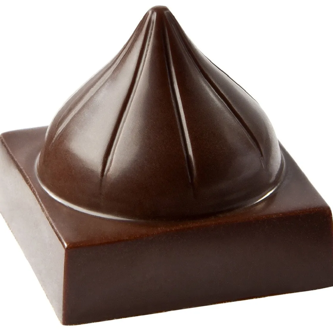 Chocolate World Bonbonvorm Koepel (24x) 26x26x23,5mm*** Bonbonvormen