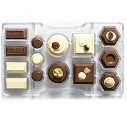 Decora Bonbonvorm Geometrische vormen (14x) 25-30 mm* Bonbonvormen