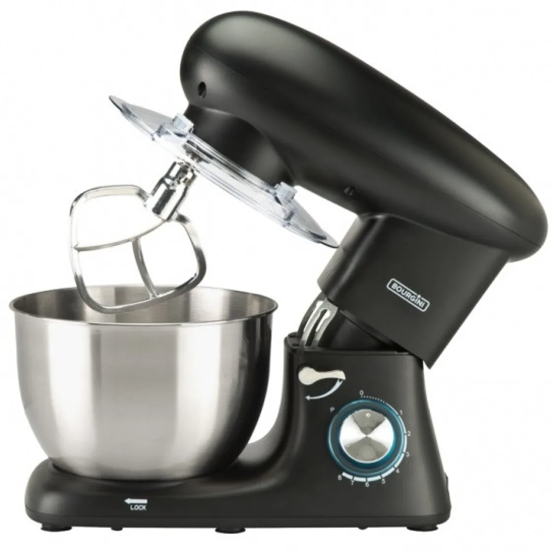 Bourgini Keukenmachine Chef Plus 5,5L Zwart*** Mixers En Blenders