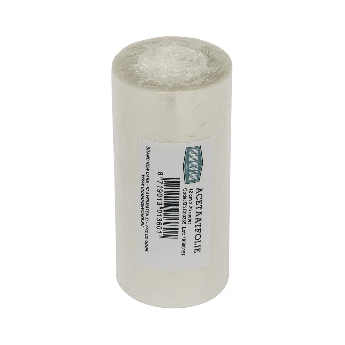 BrandNewCake Acetaatfolie rol 12 cm x 20 m* Foliën|Banket En Dessertvormen