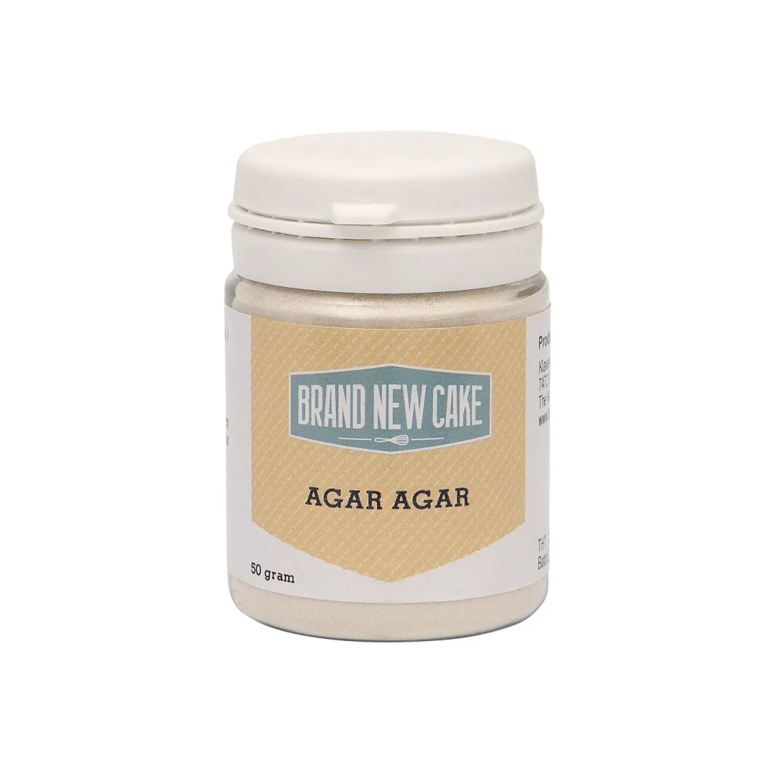 BrandNewCake Agar Agar 50g* Hulpstoffen