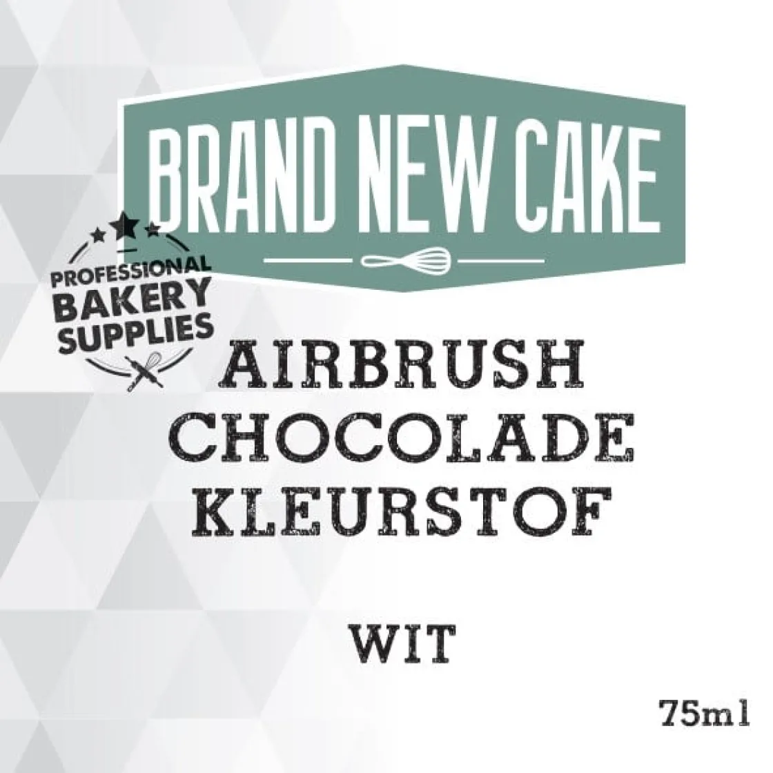 BrandNewCake Airbrush Choco Kleurstof Wit 75ml* Airbrush|Vloeibare Kleurstoffen