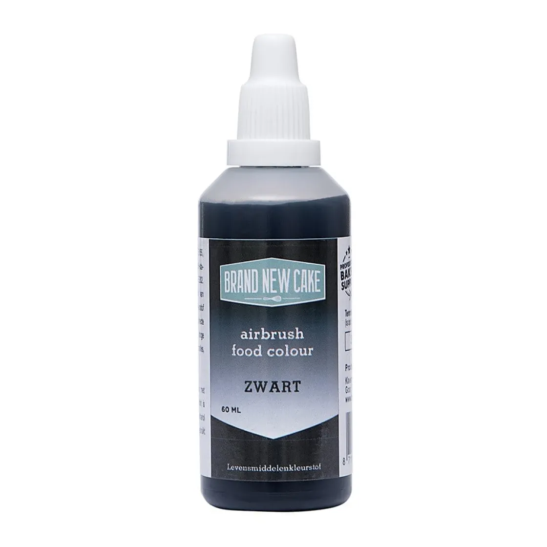 BrandNewCake Airbrush Kleurstof Zwart 60ml* Airbrush|Vloeibare Kleurstoffen