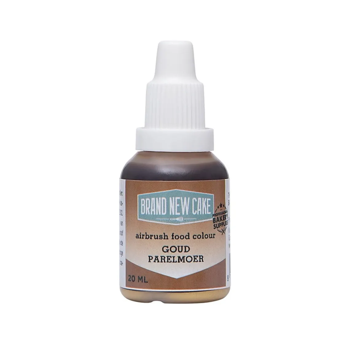 BrandNewCake Airbrush Kleurstof Goud Parelmoer 20ml* Airbrush|Vloeibare Kleurstoffen