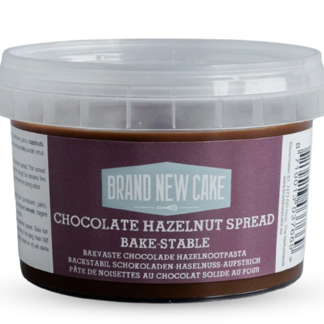 BrandNewCake Bakvaste Chocolade Hazelnootpasta (Nutella)260g* Chocolade Vullingen|Bonbonvullingen