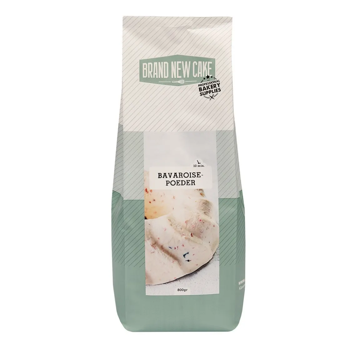 BrandNewCake Bavaroisepoeder Neutraal 800g* Dessertmixen|Bavarois