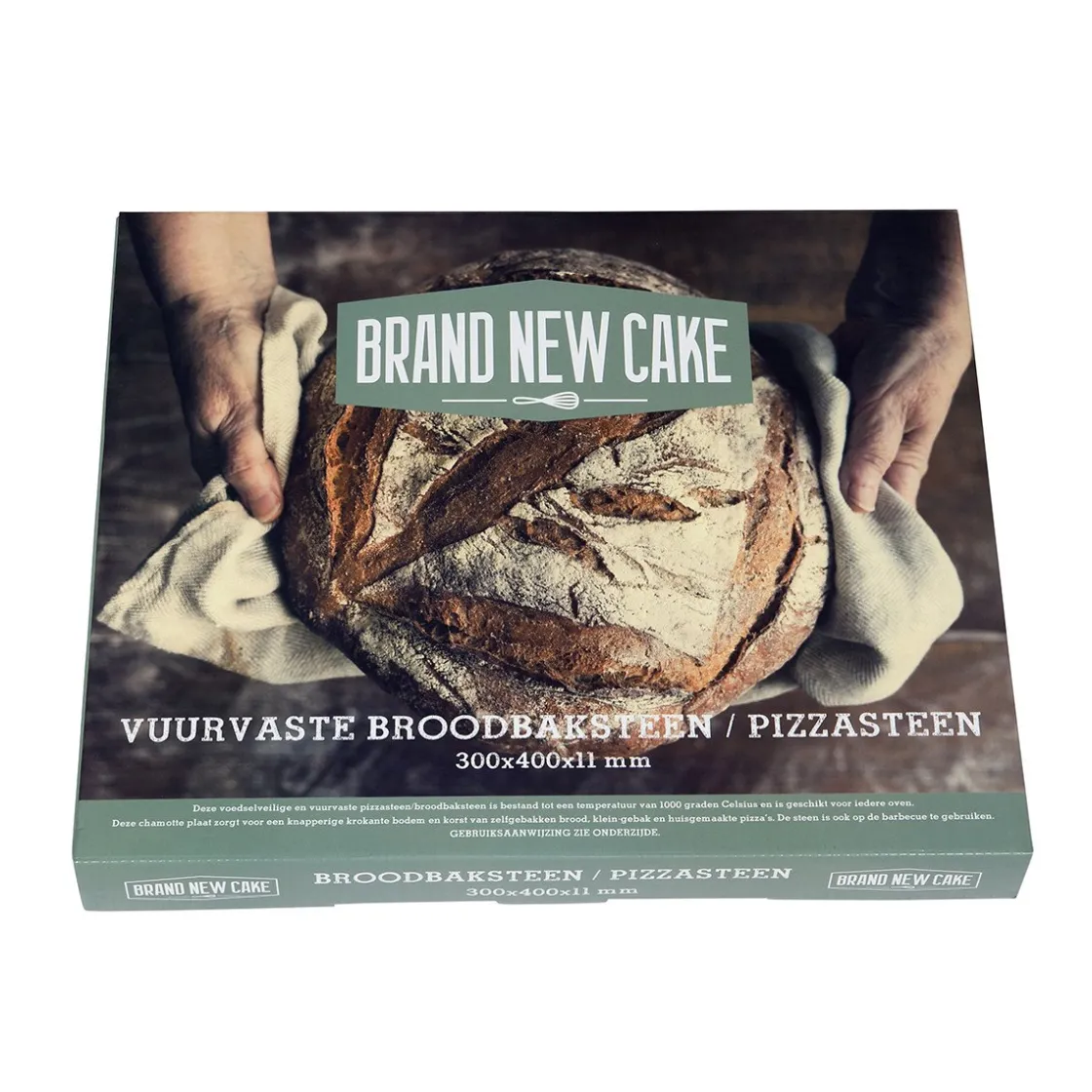 BrandNewCake Broodbaksteen / Pizzasteen 300x400x11mm* Bakhulpmiddelen