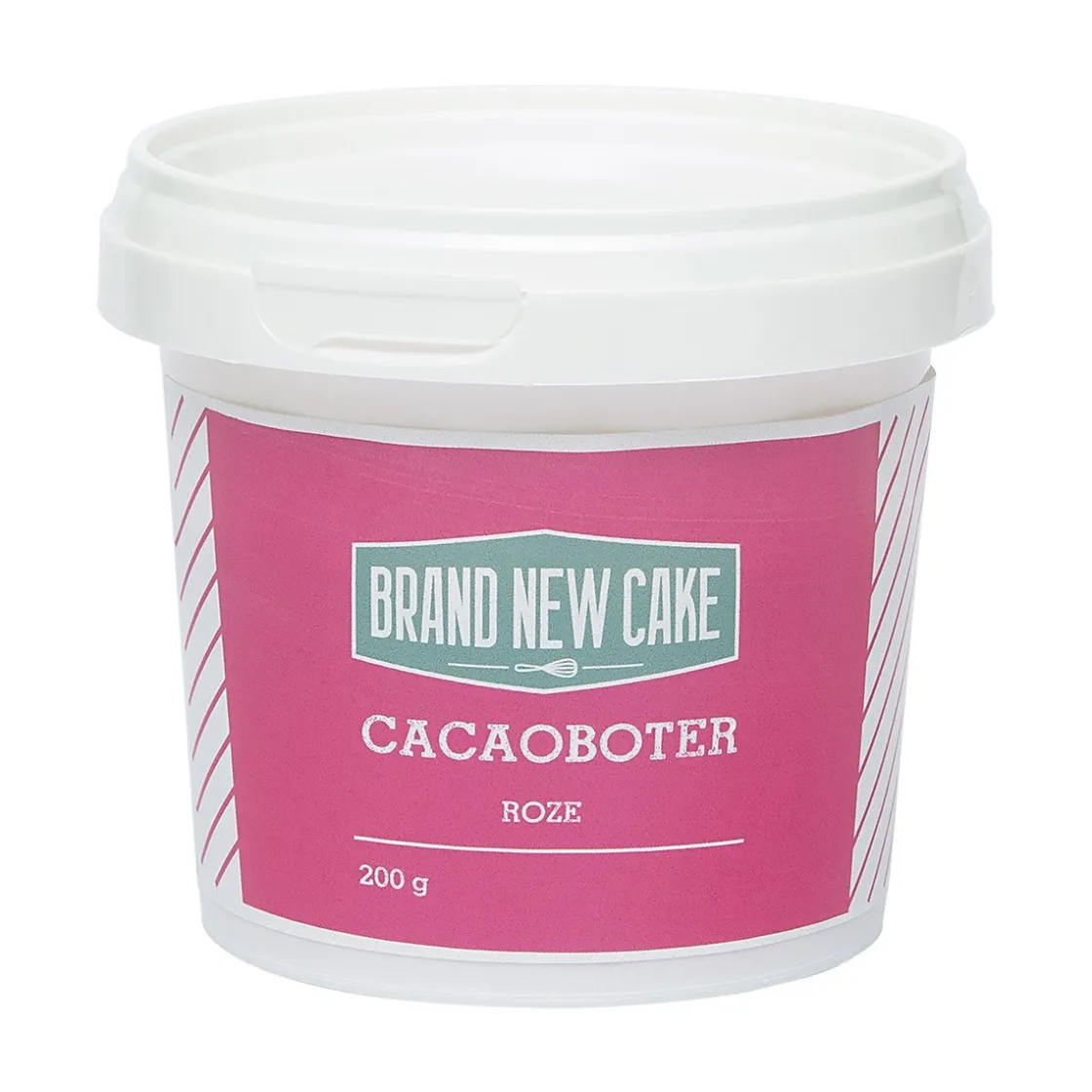 BrandNewCake Cacaoboter gekleurd Roze 200g* Chocolade Kleurstoffen|Chocolade Kleurstoffen