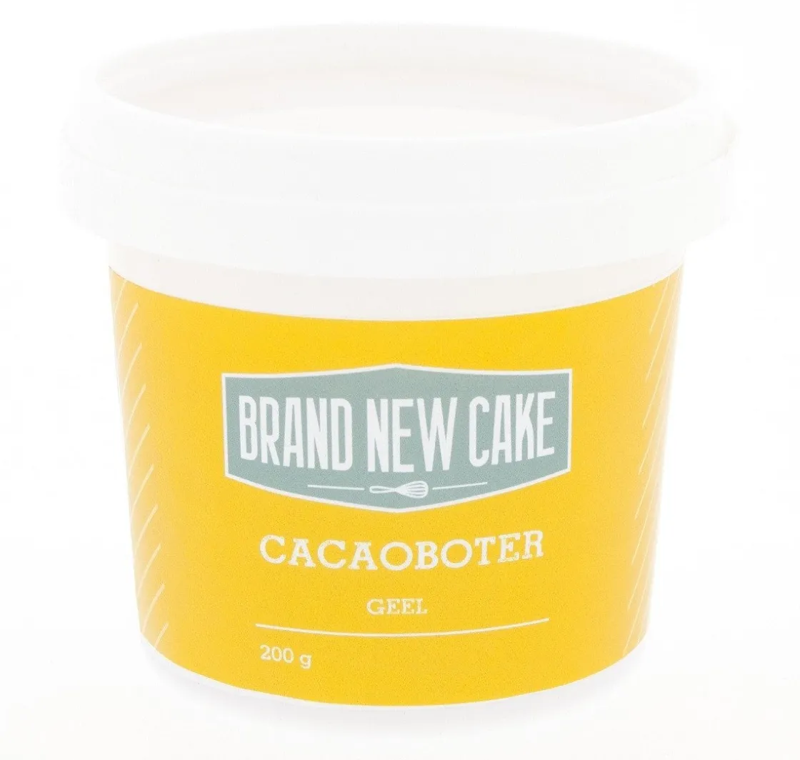 BrandNewCake Cacaoboter gekleurd Geel 200g* Chocolade Kleurstoffen|Chocolade Kleurstoffen